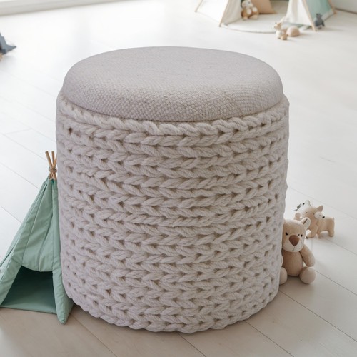 Finebuy pouf rangement en - pouf, de