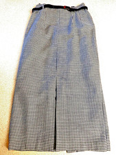 jupe longue droite grise à