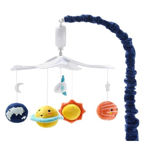 Musical baby crib - mobile, space