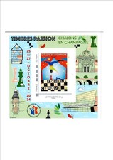 BLOC FFAP N° 24   Timbres passion Chalons en champagne 25 au 27 Octobre 2024