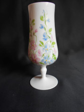 Ancien Vase Opaline peint à