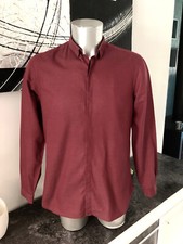 jolie chemise fine bordeaux