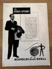 Publicité 1938 Huile moteur SHELL + AROMATIC MOLINARD bain + Jumelles BBT - 2353