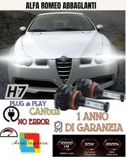 Kit Full Led Alfa Romeo Gt Abbaglianti H7 6000K Blanc 9800 Lumen Canbus Led