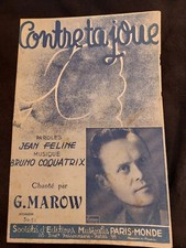 Partition Contre ta joue G Marow Sheet Music