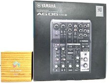 YAMAHA AG06MK2 B 6ch Live Streaming Mixer Noir USB Audio Interface AG06