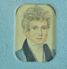 Ancien tableau portrait de