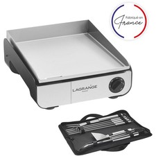 Plancha électrique LAGRANGE Pro 35S noir à poser, 40x35 cm + kit d'accessoires