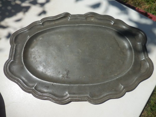 Ancien plat service en - ancien,