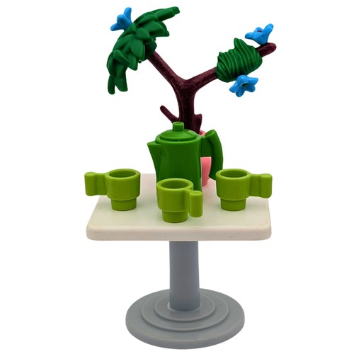 Playmobil table blanche vase