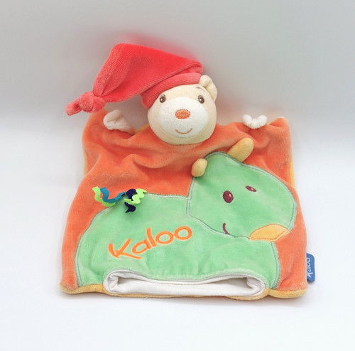 Doudou plat marionnette ours