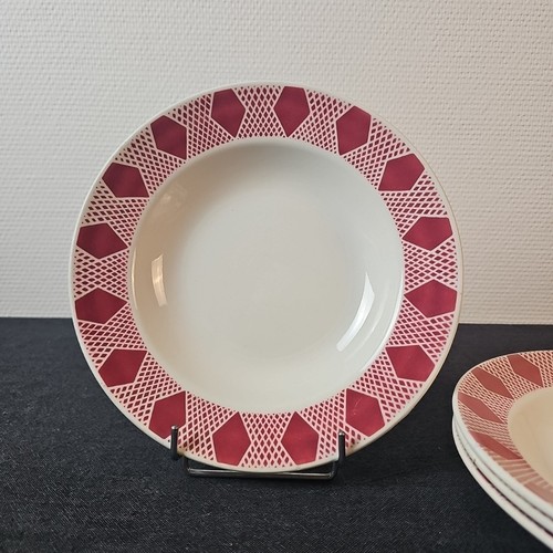 Assiettes creuses badonviller - assiettes,