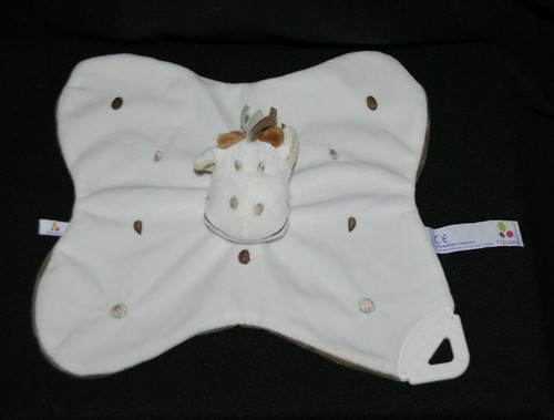 Doudou plat girafe - , vache