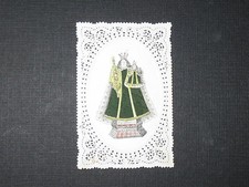 Image pieuse, dentelle, Marie,époque début 20ème.