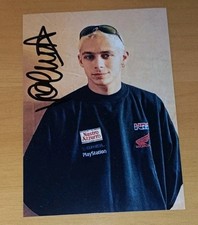 AUTOGRAPH Valentino Rossi WC HAND SIGNED vs  MOTO GP FOTO 10x15cm Racing 