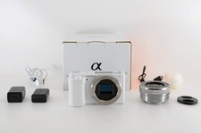 Sony ZV-E10 4K Mirrorless Camera White SELP1650 ZV-E10 -Near Mint- 1,217shots