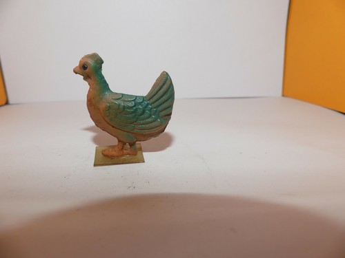 Figurine ferme poule verte - verte, et