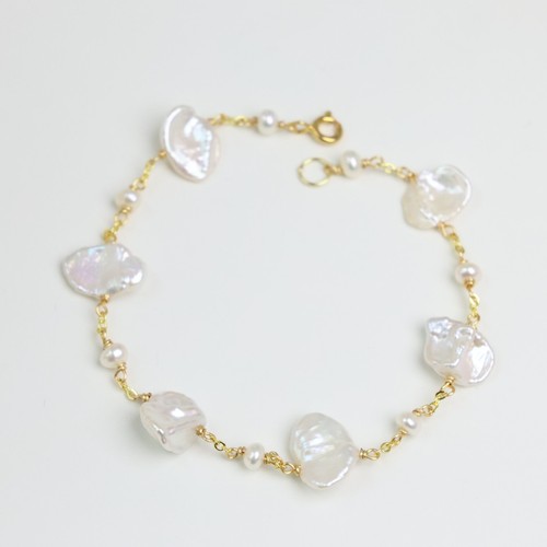 Bracelet perles eau douce - bracelet,