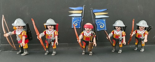 Playmobil 5 soldats - 5,