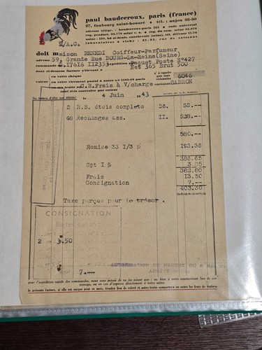 Lot 137 factures anciennes - factures,