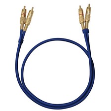 Câble Audio Cinch NF Oehlbach NF 1 Master Bleu Longueur 0,5 M Phono CD Cinch