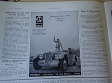 Georges IRAT Roadster 6 cv