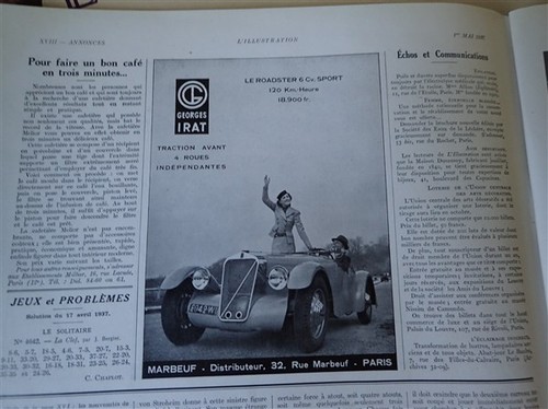 Georges irat roadster cv - irat,