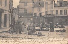 CPA 36 ISSOUDUN / PLACE DU MARCHE AUX LEGUMES