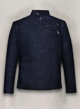 Homme Daim Cuir Veste 100%