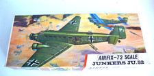 KIT AIRFIX ANCIEN  JUNKERS JU 52  BON ÉTAT  COMPLÈTE  SÉRIE 3 BELLE BOITE  1965