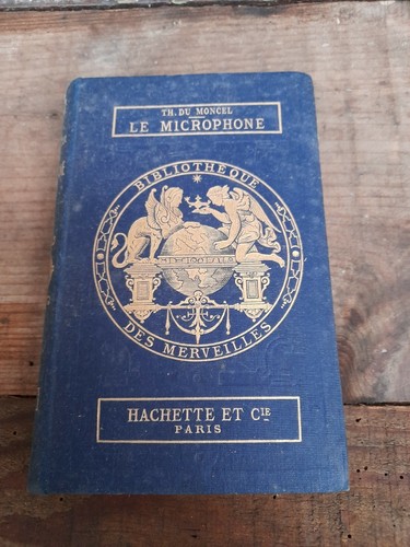Livre ancien microphone - ancien,