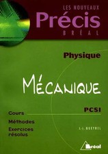 Physique, mécanique : PCSI, Jean-Louis Queyrel