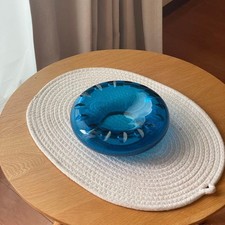 Cendrier circulaire en verre