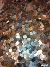 lot de 300 pièces de monnaie étrangère