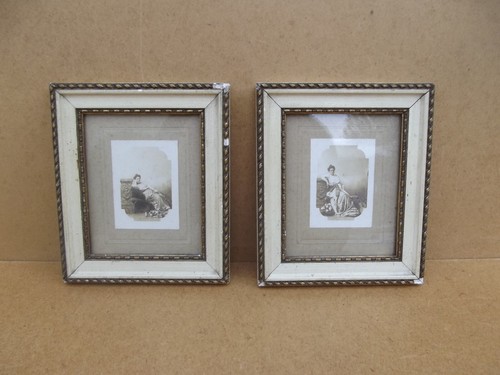 Paire cadres photos anciens - de,