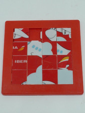 ANCIEN JOUET  TAQUIN PUZZLE PUBLICITAIRE IBERIA compagnie aerienne