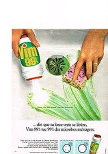 PUBLICITE  1969   VIM   poudre