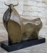 Figurine taureau bronze - figurine,