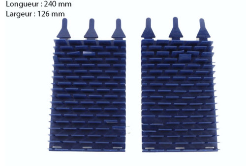 Brosse bleue vortex - bleue, vendu
