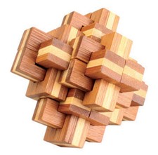 casse tete en bois bambou