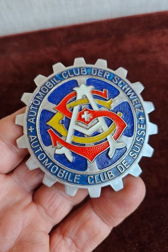 Vintage enamel automobile car - vintage,