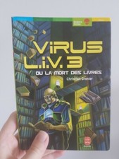  Virus L.I.V.3 ou la mort des livres C. Grenier Dès 9 ans SF Science Fiction