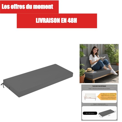 Coussin banc extérieur - coussin,
