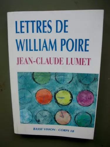 Lettres william poire - lettres, de