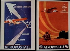 Lot de 2 Entiers Postaux Monde 20 gr Aeropostal Carte Prêt a Poster N°10