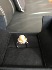 MAUBOUSSIN BAGUE PERLE D'OR