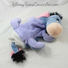 Peluche marionnette âne DISNEY STORE Bourriquet bleu ami Winnie l'Ourson 24 cm 