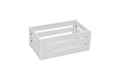 Caisse bois blanche M