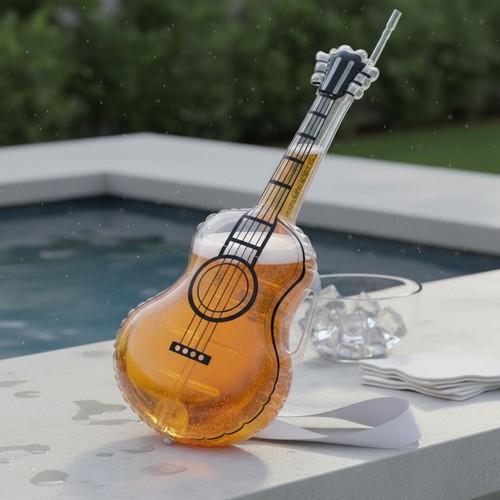 Guitare transparente design - transparente,