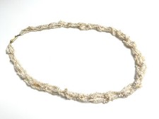 ANCIEN Collier Semences Perles